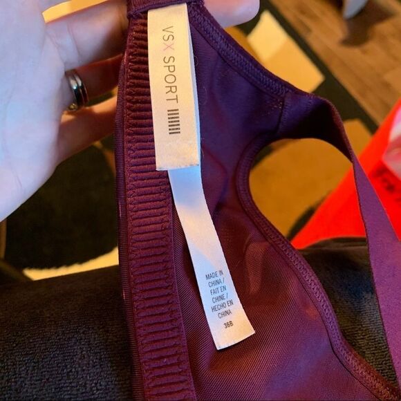 VXS Sport maroon Sports bra size 36B. - Picture 5 of 8